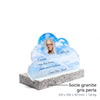 Plaque funéraire nuages 20 Plaquedeces.fr